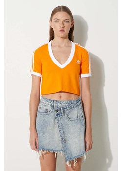 adidas Originals t-shirt Adicolor HC2029 damski kolor pomarańczowy HC2029-BORANG ze sklepu PRM w kategorii Bluzki damskie - zdjęcie 174031265