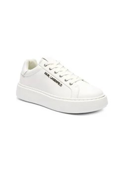 Karl Lagerfeld Skórzane sneakersy MAXI KUP ze sklepu Gomez Fashion Store w kategorii Buty sportowe damskie - zdjęcie 174031779