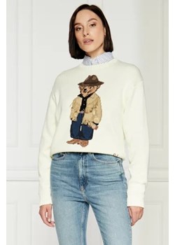 POLO RALPH LAUREN Sweter FRINGE | Regular Fit ze sklepu Gomez Fashion Store w kategorii Swetry damskie - zdjęcie 174031798