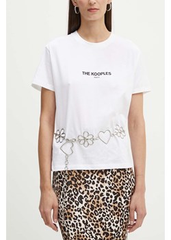 The Kooples pasek damski kolor srebrny AFCE29004K ze sklepu ANSWEAR.com w kategorii Paski damskie - zdjęcie 174035339