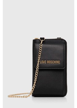 Love Moschino portfel damski kolor czarny JC5701PP1LLD0000 ze sklepu ANSWEAR.com w kategorii Portfele damskie - zdjęcie 174035356