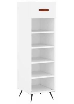 Nowoczesna biała szafka na buty W3-Z36 ze sklepu Edinos.pl w kategorii Dom - zdjęcie 174036689