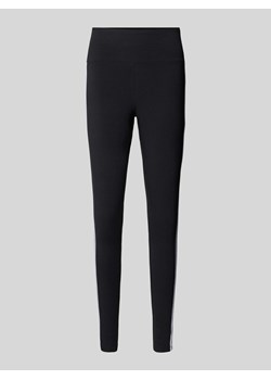 Legginsy o kroju skinny fit z paskami w kontrastowym kolorze ze sklepu Peek&Cloppenburg  w kategorii Spodnie damskie - zdjęcie 174037139