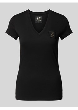 T-shirt z naszywką z logo ze sklepu Peek&Cloppenburg  w kategorii Bluzki damskie - zdjęcie 174037277