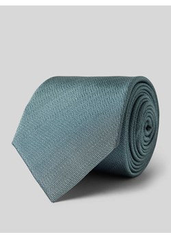 Krawat jedwabny z drobną fakturą (7 cm) ze sklepu Peek&Cloppenburg  w kategorii Krawaty - zdjęcie 174037339