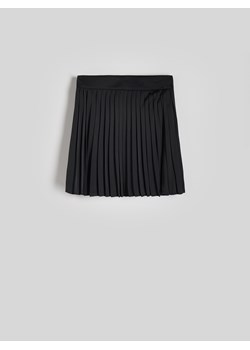 Reserved - Plisowana spódnica mini - czarny ze sklepu Reserved w kategorii Spódnice - zdjęcie 174040517