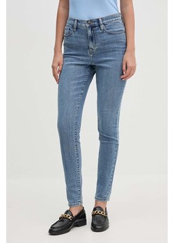 Dkny jeansy damskie kolor niebieski DJ4B4002 ze sklepu ANSWEAR.com w kategorii Jeansy damskie - zdjęcie 174041168