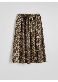 Reserved - Spódnica midi w zwierzęcy wzór - wielobarwny ze sklepu Reserved w kategorii Spódnice - zdjęcie 174044299