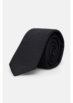 HUGO krawat jedwabny kolor czarny 50520636 ze sklepu ANSWEAR.com w kategorii Krawaty - zdjęcie 174044887