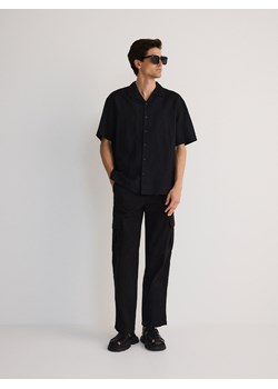 Reserved - Spodnie cargo loose fit - czarny ze sklepu Reserved w kategorii Spodnie męskie - zdjęcie 174047056