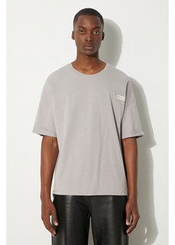 Alpha Industries t-shirt bawełniany męski kolor szary gładki 118532.643-SZARY ze sklepu PRM w kategorii T-shirty męskie - zdjęcie 174047406