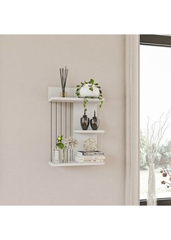 Scandinavia Concept Regał ścienny w kolorze białym - 40 x 60 x 19 cm ze sklepu Limango Polska w kategorii Regały i witryny - zdjęcie 174048386