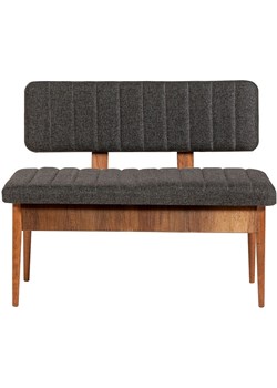 Scandinavia Concept Ławka w kolorze brązowo-antracytowym - 110 x 85 x 40 cm ze sklepu Limango Polska w kategorii Meble - zdjęcie 174048458