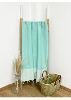 Le Comptoir de la Plage Fouta &quot;Mikanda&quot; w kolorze turkusowym - 200 x 100 cm ze sklepu Limango Polska w kategorii Ręczniki - zdjęcie 174048566