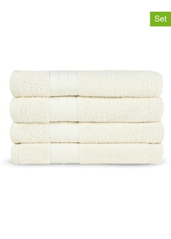 Good Morning Ręczniki (4 szt.) w kolorze kremowym do rąk ze sklepu Limango Polska w kategorii Ręczniki - zdjęcie 174048668