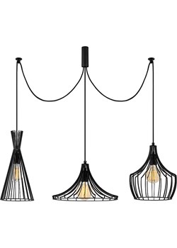 ABERTO DESIGN Lampa wisząca &quot;Mezopotamya&quot; w kolorze czarnym - Ø 114 cm ze sklepu Limango Polska w kategorii Lampy wiszące - zdjęcie 174048899