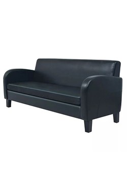Trzyosobowa sofa czarna R8-F41 ze sklepu Edinos.pl w kategorii Sofy i kanapy - zdjęcie 174049989