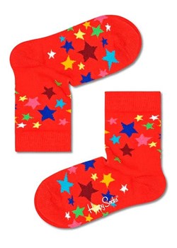 Happy Socks Skarpety &quot;Stars&quot; w kolorze czerwonym ze wzorem ze sklepu Limango Polska w kategorii Skarpetki dziecięce - zdjęcie 174050726