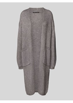 Długi kardigan z naszytymi kieszeniami ze sklepu Peek&Cloppenburg  w kategorii Swetry damskie - zdjęcie 174053128