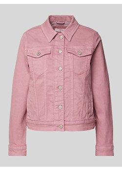 Kurtka jeansowa z kieszeniami z patką na piersi ze sklepu Peek&Cloppenburg  w kategorii Kurtki damskie - zdjęcie 174053165