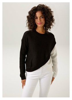 Aniston Sweter w kolorze czarno-białym ze sklepu Limango Polska w kategorii Swetry damskie - zdjęcie 174055838
