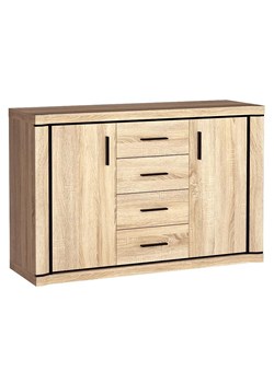 Komoda W Dekorze Dąb Sonoma R4-B87 ze sklepu Edinos.pl w kategorii Komody - zdjęcie 174056085