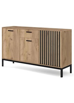 Komoda Na Nóżkach Z Lamelami C3-K02 ze sklepu Edinos.pl w kategorii Komody - zdjęcie 174056308