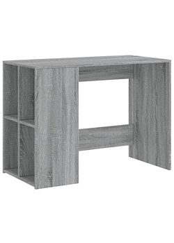 Biurko z regałem w kolorze szarego dębu sonoma M3-M67 ze sklepu Edinos.pl w kategorii Dom - zdjęcie 174057655