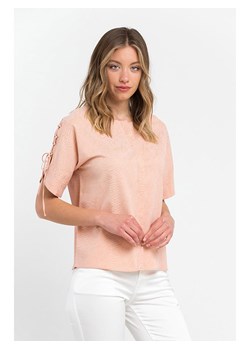 Trussardi Bluzka w kolorze łososiowym ze sklepu Limango Polska w kategorii Bluzki damskie - zdjęcie 174058139