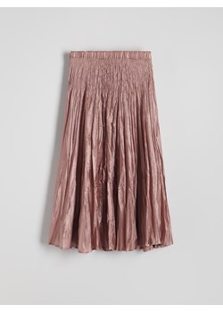 Reserved - Spódnica midi - pastelowy róż ze sklepu Reserved w kategorii Spódnice - zdjęcie 174060068