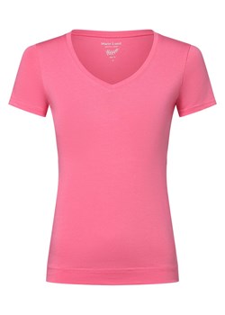 Marie Lund T-shirt damski Kobiety Bawełna wyrazisty róż jednolity ze sklepu vangraaf w kategorii Bluzki damskie - zdjęcie 174061085