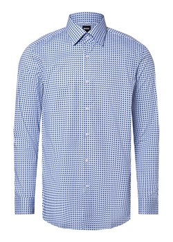 BOSS Koszula męska - Hank Mężczyźni Slim Fit Bawełna jasnoniebieski wzorzysty ze sklepu vangraaf w kategorii Koszule męskie - zdjęcie 174061095