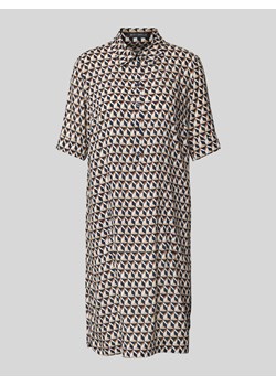 Sukienka o długości do kolan z wykładanym kołnierzem ze sklepu Peek&Cloppenburg  w kategorii Sukienki - zdjęcie 174061287