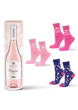 Skarpetki damskie SOXO Prosecco w tubie - 3 pary ze sklepu Sklep SOXO w kategorii Skarpetki damskie - zdjęcie 174061398