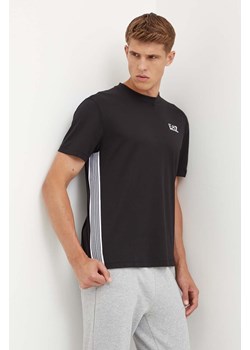 EA7 Emporio Armani t-shirt męski kolor czarny z nadrukiem PJOLZ.6DPT19 ze sklepu ANSWEAR.com w kategorii T-shirty męskie - zdjęcie 174063279