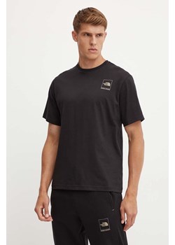 The North Face t-shirt bawełniany Coordinates Tee męski kolor czarny z nadrukiem NF0A89DAJK31 ze sklepu ANSWEAR.com w kategorii T-shirty męskie - zdjęcie 174063338