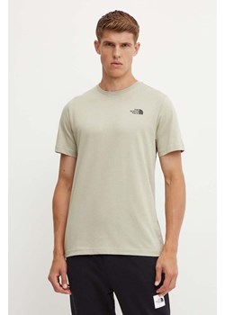 The North Face t-shirt bawełniany Redbox Tee Infill 2 męski kolor szary z nadrukiem NF0A8A3R9IT1 ze sklepu ANSWEAR.com w kategorii T-shirty męskie - zdjęcie 174063359