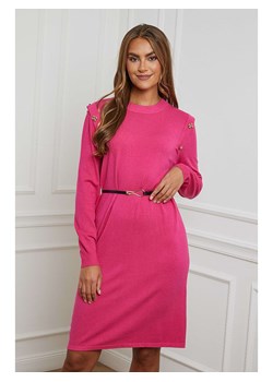 Soft Cashmere Sukienka dzianinowa w kolorze różowym ze sklepu Limango Polska w kategorii Sukienki - zdjęcie 174065358