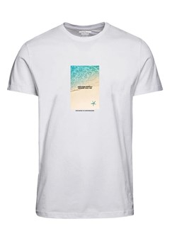 Jack &amp; Jones Koszulka &quot;Marbella&quot; w kolorze białym ze sklepu Limango Polska w kategorii T-shirty męskie - zdjęcie 174069167