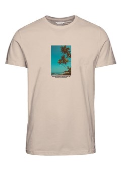 Jack &amp; Jones Koszulka &quot;Marbella&quot; w kolorze beżowym ze sklepu Limango Polska w kategorii T-shirty męskie - zdjęcie 174069168