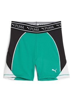 Puma Szorty sportowe &quot;Train Strong 5`&quot; w kolorze biało-zielono-czarnym ze sklepu Limango Polska w kategorii Szorty - zdjęcie 174069407