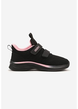 Czarno-Różowe Klasyczne Buty Sportowe Zapinane na Rzepy Trigla ze sklepu born2be.pl w kategorii Buty sportowe dziecięce - zdjęcie 174070739