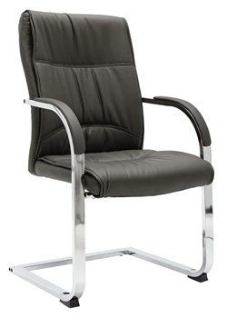 Szare ergonomiczne krzesło biurowe - Elasi 2X ze sklepu Edinos.pl w kategorii Krzesła biurowe - zdjęcie 174070998