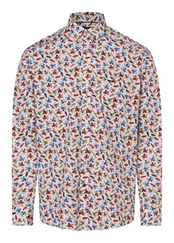 Fynch-Hatton Koszula męska Mężczyźni Regular Fit Bawełna biały wzorzysty ze sklepu vangraaf w kategorii Koszule męskie - zdjęcie 174072469