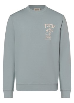 Scotch & Soda Bluza męska Mężczyźni Bawełna jasnoniebieski nadruk ze sklepu vangraaf w kategorii Bluzy męskie - zdjęcie 174072486