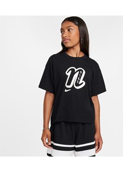 T-shirt dla dziewcząt Nike Sportswear - Czerń ze sklepu Nike poland w kategorii Bluzki damskie - zdjęcie 174073328