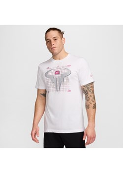 Męski T-shirt do tenisa Dri-FIT Rafa - Biel ze sklepu Nike poland w kategorii T-shirty męskie - zdjęcie 174073415