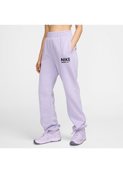Damskie spodnie z dzianiny Nike Sportswear - Fiolet ze sklepu Nike poland w kategorii Spodnie damskie - zdjęcie 174073509