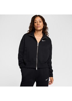 Damska bluza dresowa o kroju oversize Nike Sportswear Phoenix Fleece - Czerń ze sklepu Nike poland w kategorii Bluzy damskie - zdjęcie 174073519