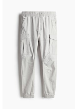 H & M - Joggersy cargo Slim Fit - Szary ze sklepu H&M w kategorii Spodnie męskie - zdjęcie 174073555